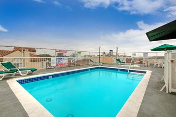Rooftop pool